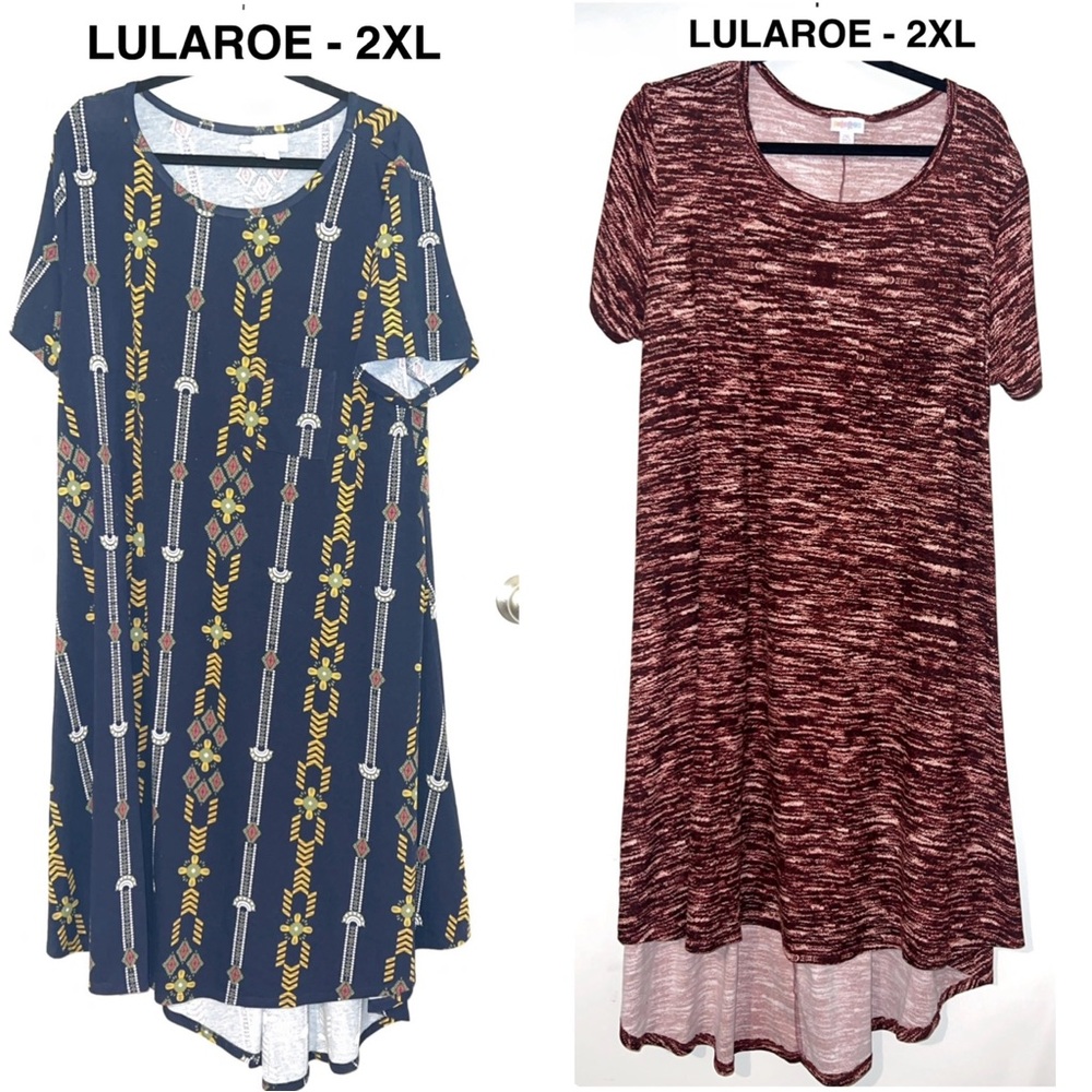 2 LULAROE SIZE 2XL DRESSES